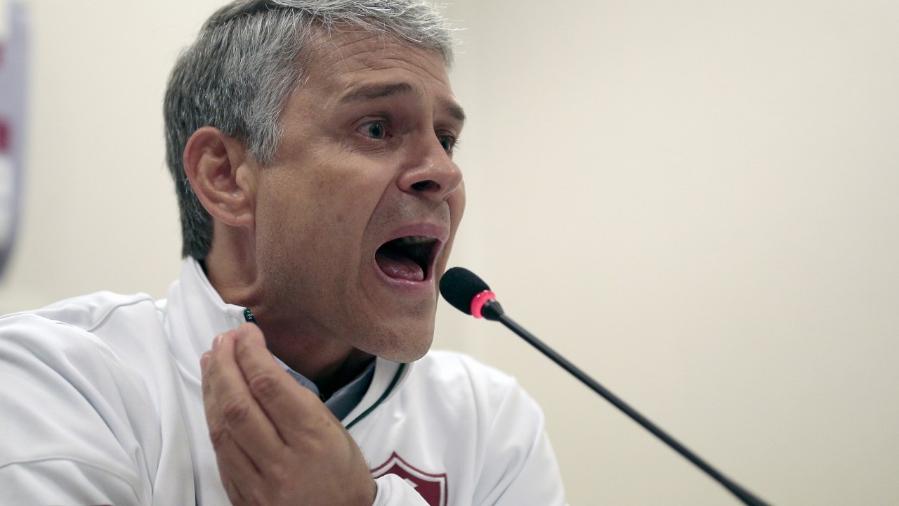 O presidente do Fluminense, Peter Siemsen