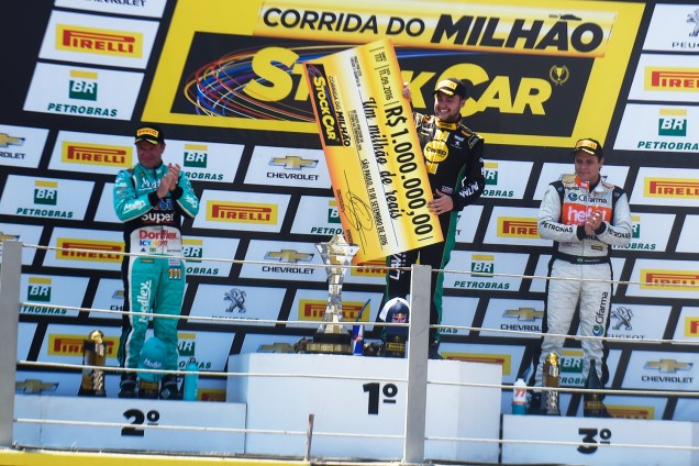 O piloto Felipe Fraga vence a Corrida do Milhão no Autódromo de Interlagos, zona sul de São Paulo(SP) - 11/09/2016