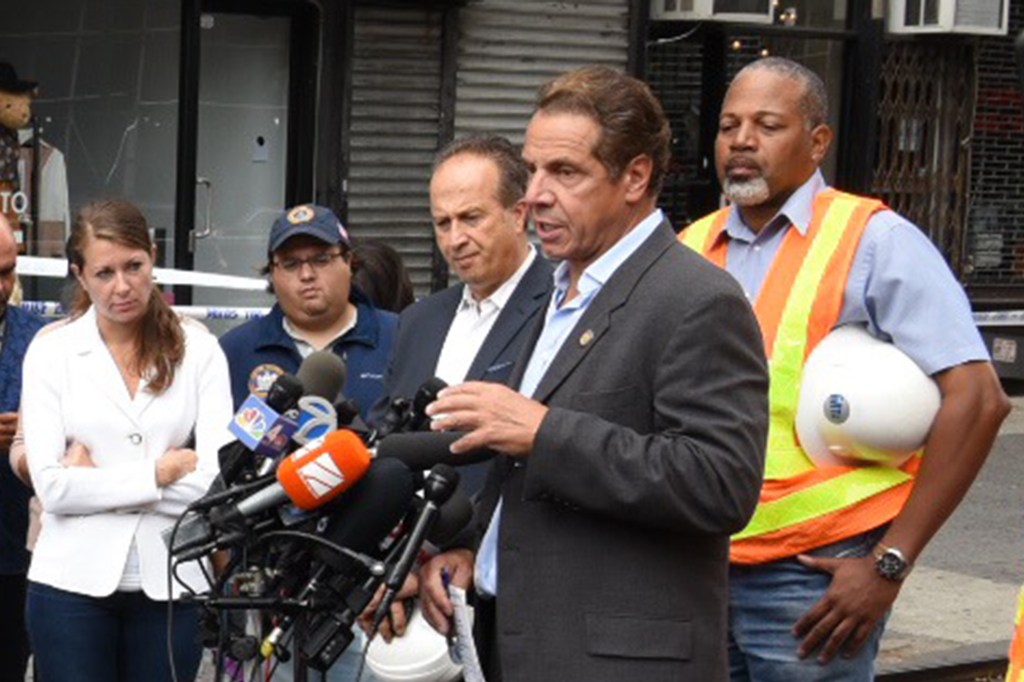 Governador de Nova York, Andrew Cuomo, concede coletiva após explosões em Manhattan