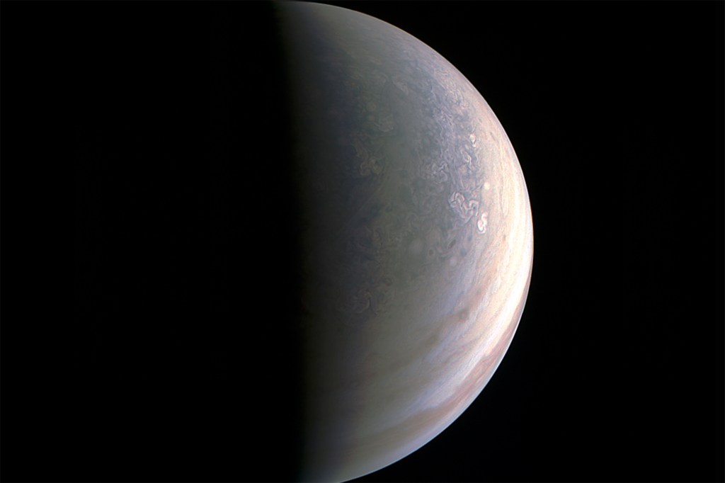 Pólo norte de Júpiter