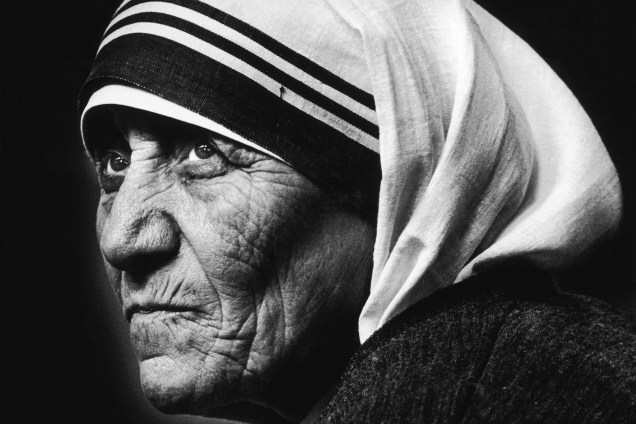 Madre Teresa de Calcutá visita a igreja de São Tiago, em Piccadilly, em Londres - 08/07/1981