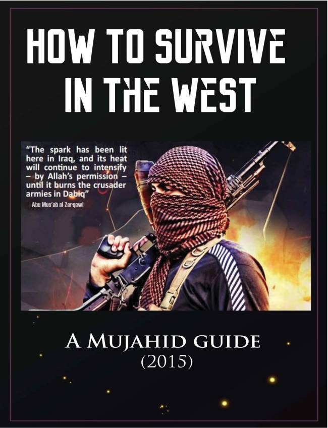 Capa do manual de terrorismo distribuído pelo grupo Estado Islâmico