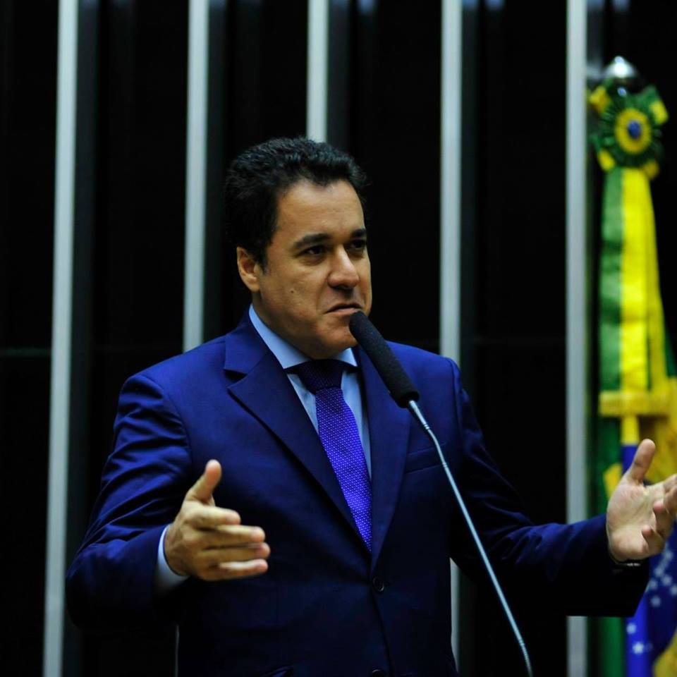 O deputado federal Marcelo Squassoni, chefe da campanha eleitoral do candidato à prefeitura de São Paulo Celso Russomanno (PRB)