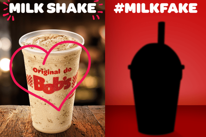 Black Friday no Bob's tem milk shake por R$ 5,90