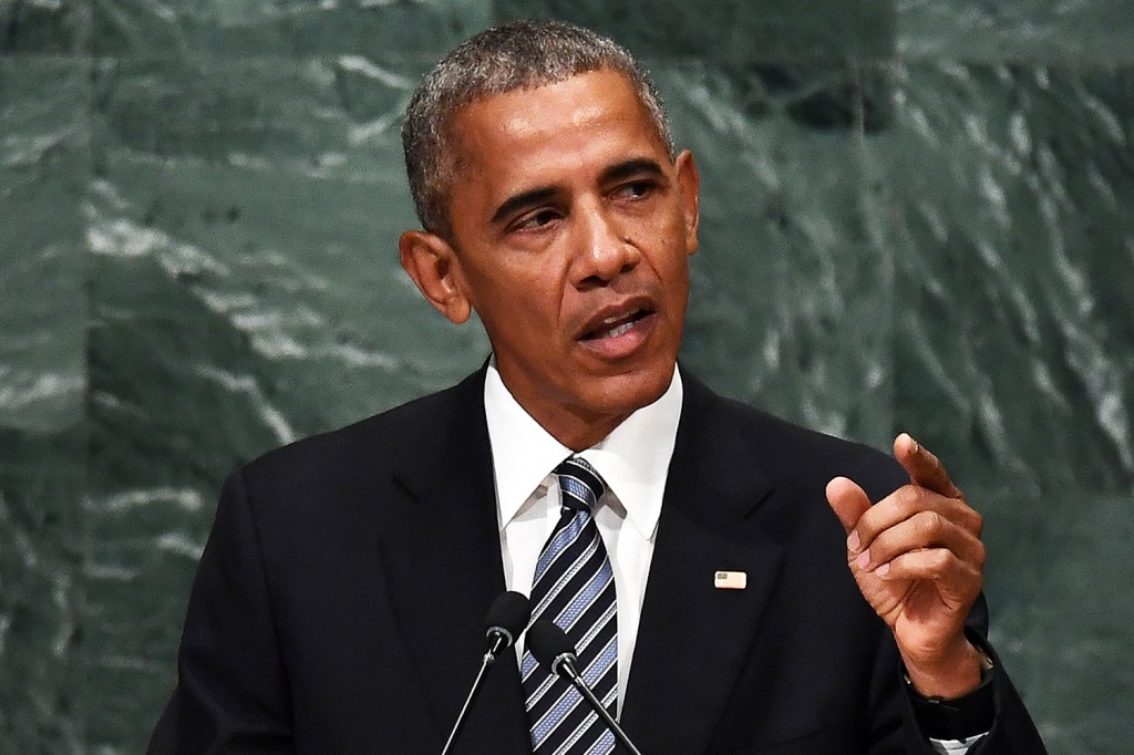 O presidente dos Estados Unidos, Barack Obama, discursa na Assembleia Geral da ONU em Nova York - 20/09/2016