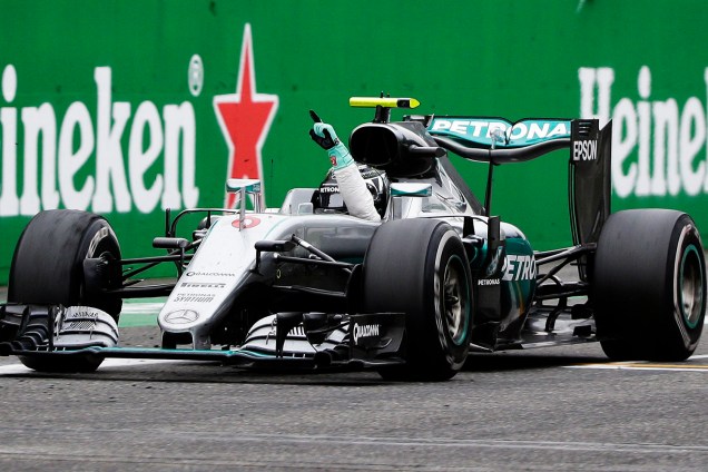 Nico Rosberg venceu neste domingo o GP da Itália, em Monza