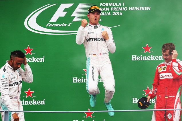 O alemão Nico Rosberg (Mercedes) conquistou o Grande Prêmio da Itália de Fórmula 1 - 0309/2016
