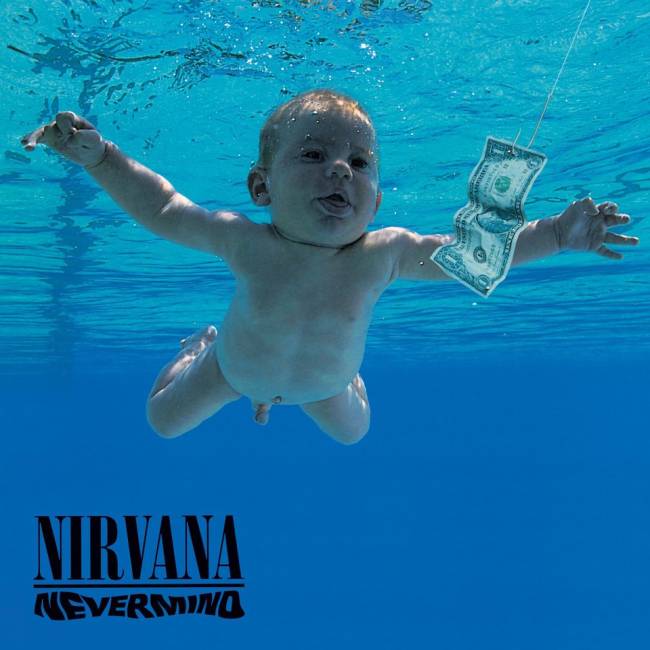 Capa do disco 'Nevermind', do Nirvana