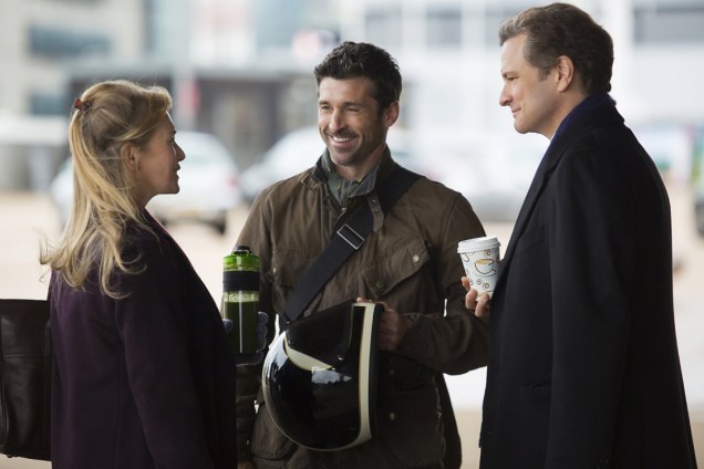 Renée Zellweger, Patrick Dempsey e Colin Firth em cena do filme 'O Bebê de Bridget Jones'