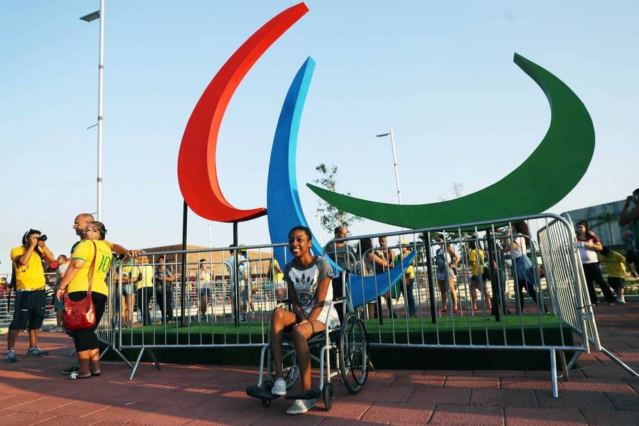 Movimentação de público no Parque Olímpico, no Rio de Janeiro (RJ) durante os jogos Paralímpicos Rio 2016