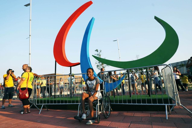 Movimentação de público no Parque Olímpico, no Rio de Janeiro (RJ) durante os jogos Paralímpicos Rio 2016