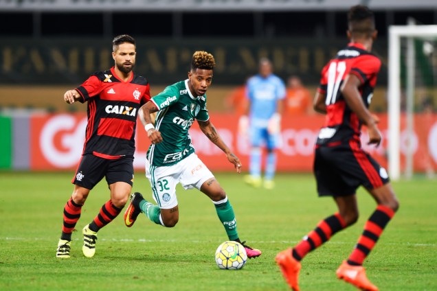 Partida entre Palmeiras e Flamengo, válida pelo 25ª rodada do Campeonato Brasileiro de Futebol 2016, no Allianz Parque (Arena Palestra Itália), em São Paulo (SP)