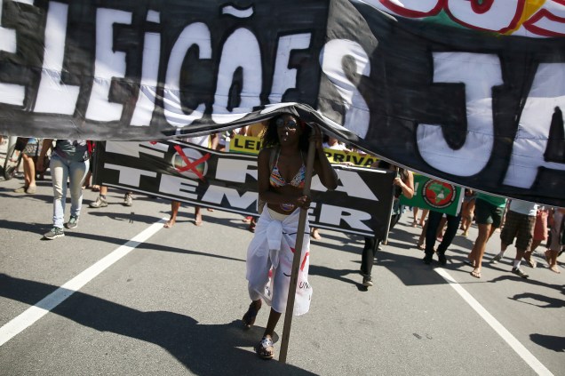 Protesto contra o governo de Michel Temer no Rio de Janeiro - 04/09/2016