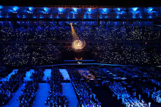 Cerimônia de encerramento dos Jogos Paraolímpicos do Rio 2016, no estádio do Maracanã, no Rio de Janeiro (RJ) - 18-09-2016