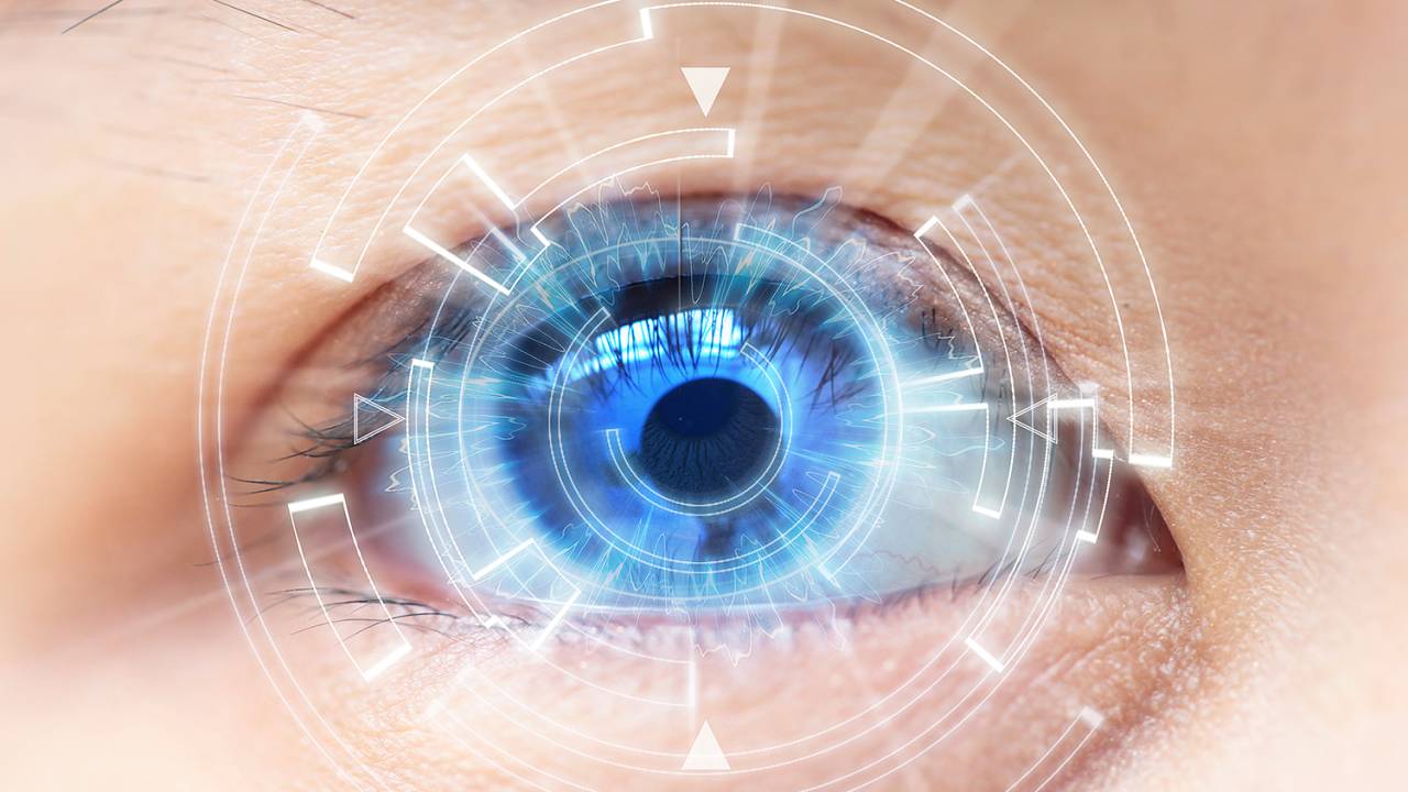 Olhos - Alta tecnologia