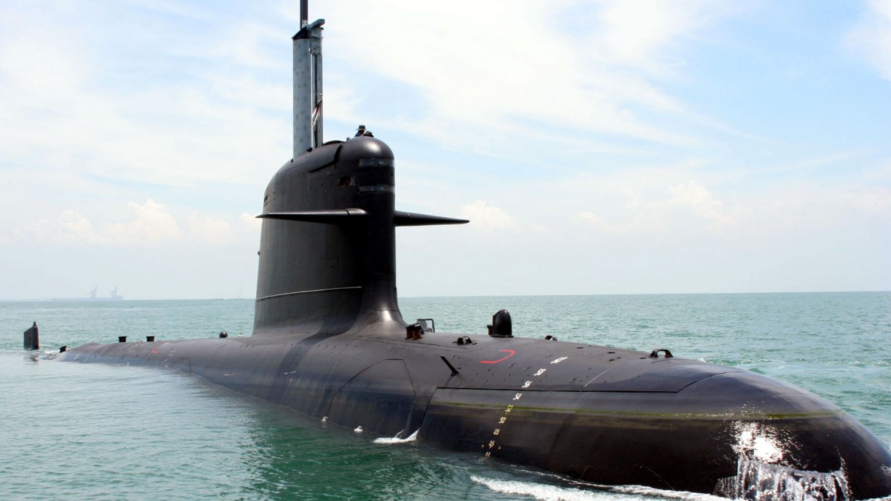 O submarino francês Scorpène, que foi adquirido pelo Brasil