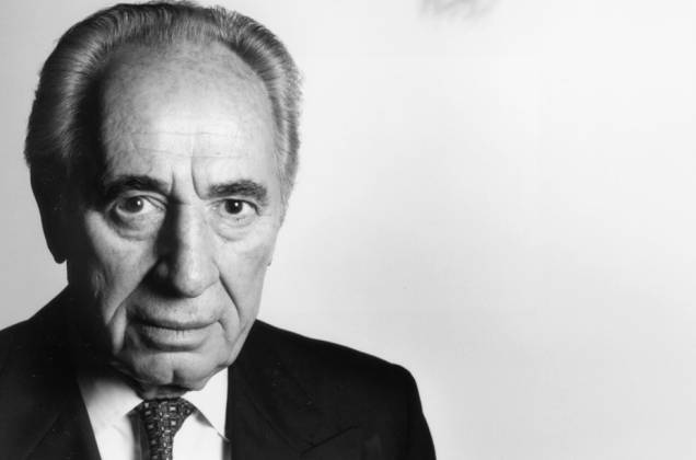 O ex-presidente israelense e Prêmio Nobel da Paz Shimon Peres