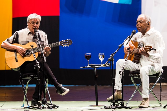 Show de Caetano Veloso e Gilberto GIl, em São Paulo