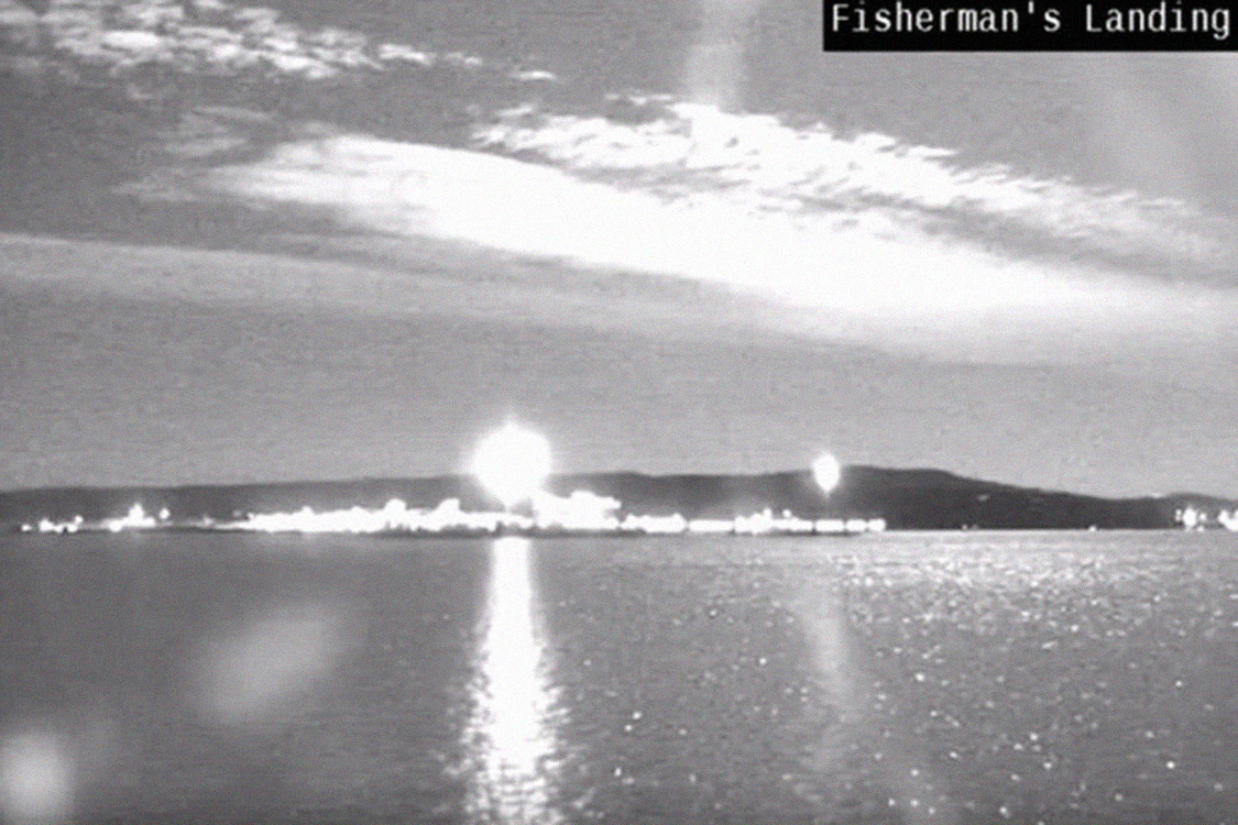 Frame: suposto meteoro cai na Austrália