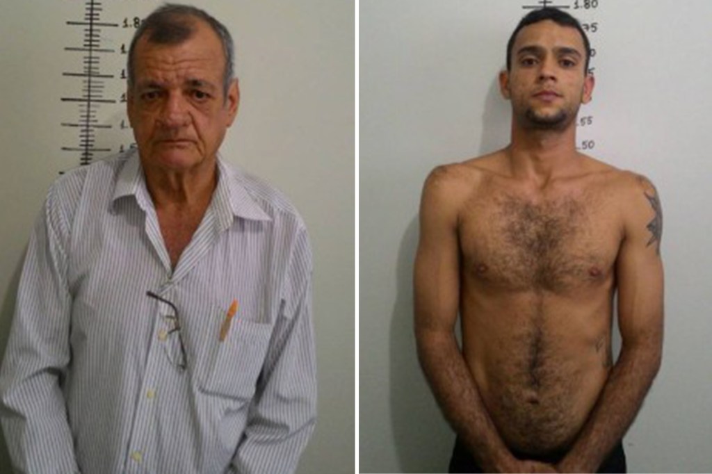 Adones Negri (à esquerda) teria envenenado o produto, e Deuel Rezende teria furtado o achocolatado do supermercado em Cuiabá