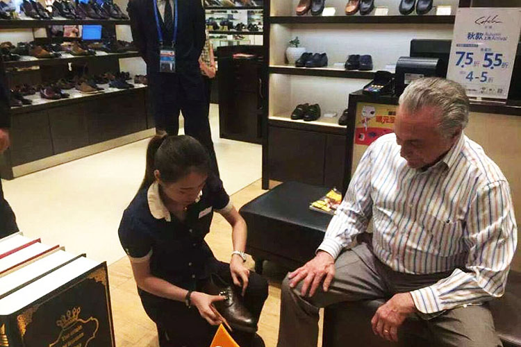 compra de sapatos