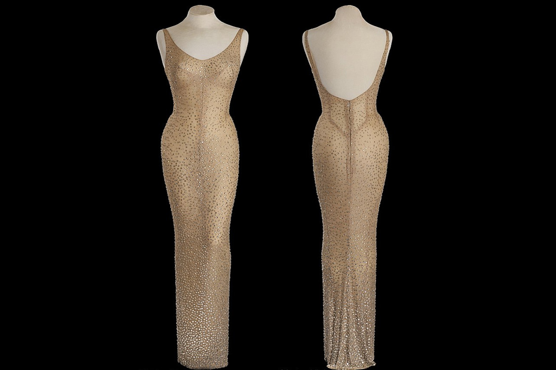 Vestido usado por Marilyn Monroe Vestido usado por Marilyn Monroe