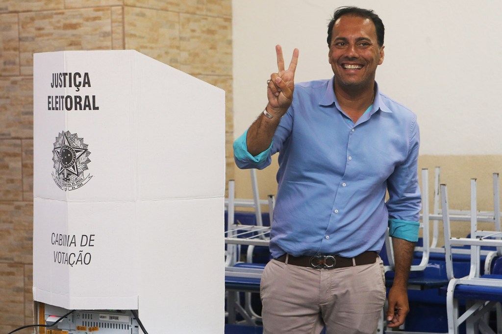 O candidato do PSB à Prefeitura de Mauá, Átila Jacomussi - 30-10-2016