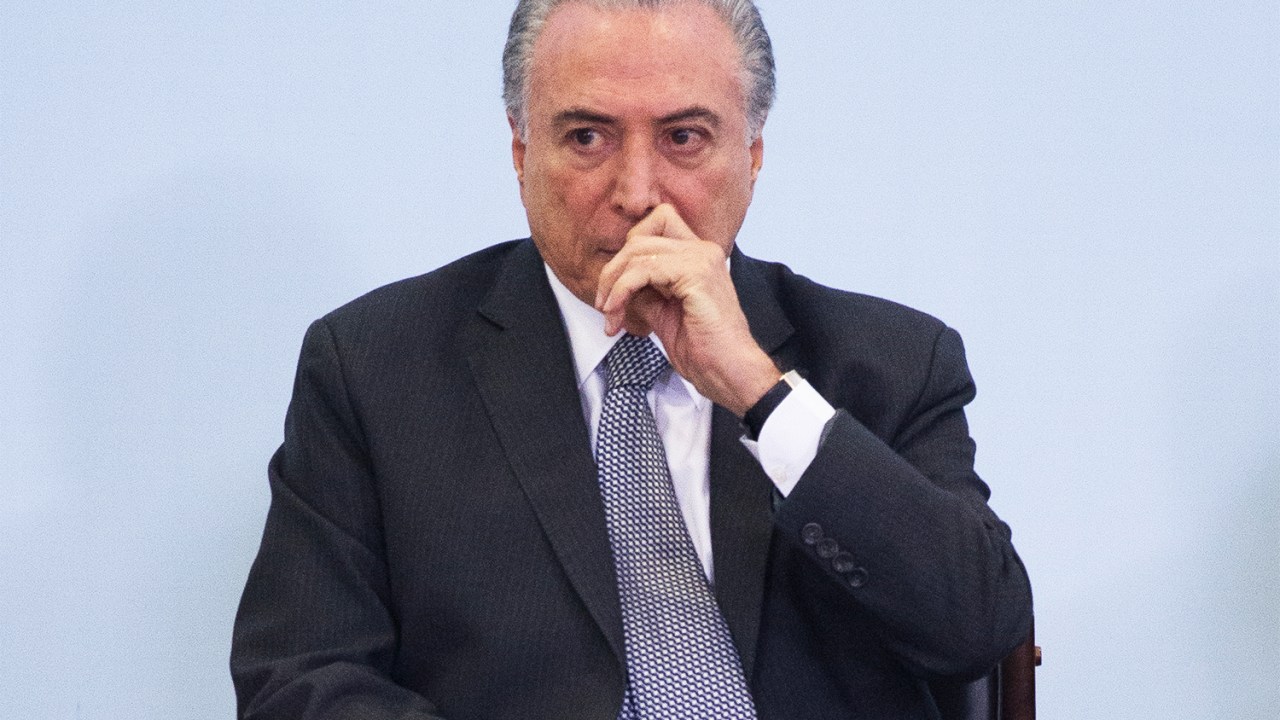 O presidente da República, Michel Temer, anuncia futuras medidas para a economia, no Palácio do Planalto, em Brasília (DF) - 27/10/2016