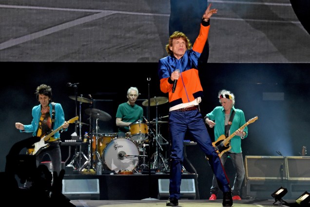 Show dos Rolling Stones durante o festival Desert Trip, na Califórnia