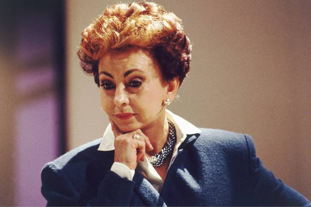 Beatriz Segall na novela "Vale Tudo", da Rede Globo.
