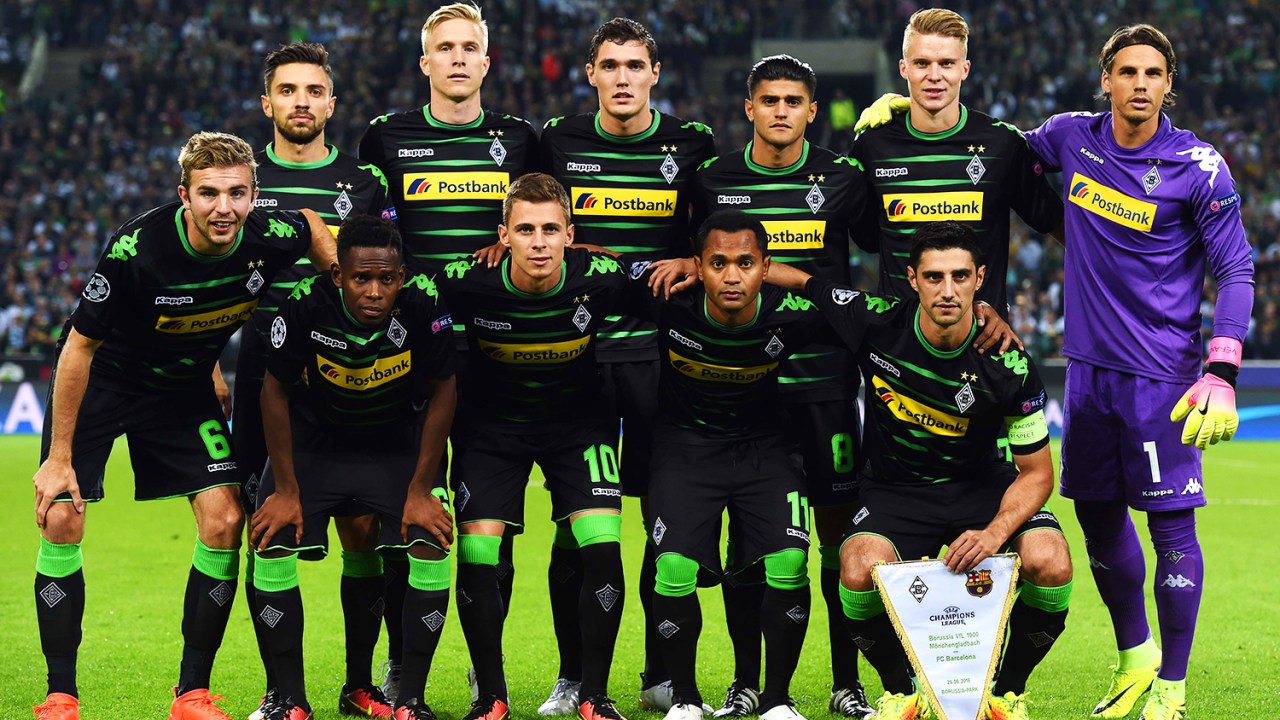 O clube alemão Borussia Mönchengladbach - 28/09/2016