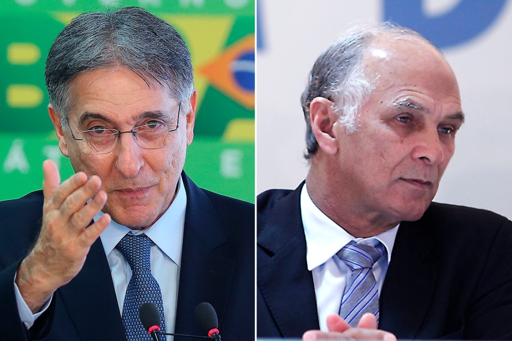 O governador de Minas Gerais, Fernando Pimentel (PT) e o vice, Antônio Andrade (PMDB): aliança enquanto “o PT se comportar bem”