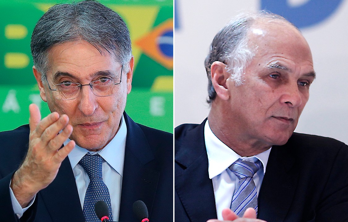 O governador de Minas Gerais, Fernando Pimentel (PT) e o vice, Antônio Andrade (PMDB): aliança enquanto “o PT se comportar bem”