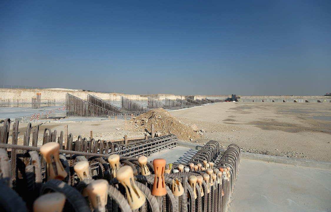 Estádio Wakrah começa a ser construído para a Copa de Mundo de 2022, no Catar