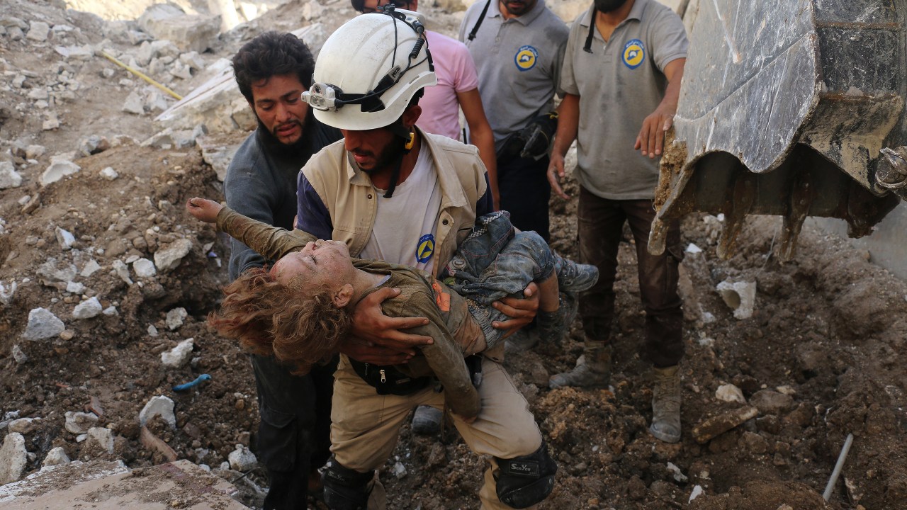 Resgate em Aleppo na Síria
