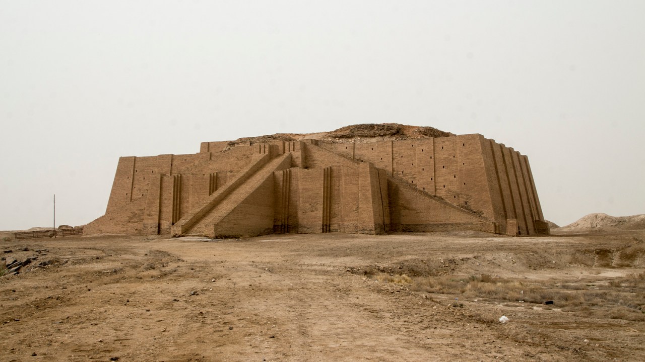 Templo Ziggurat de Ur, no Iraque