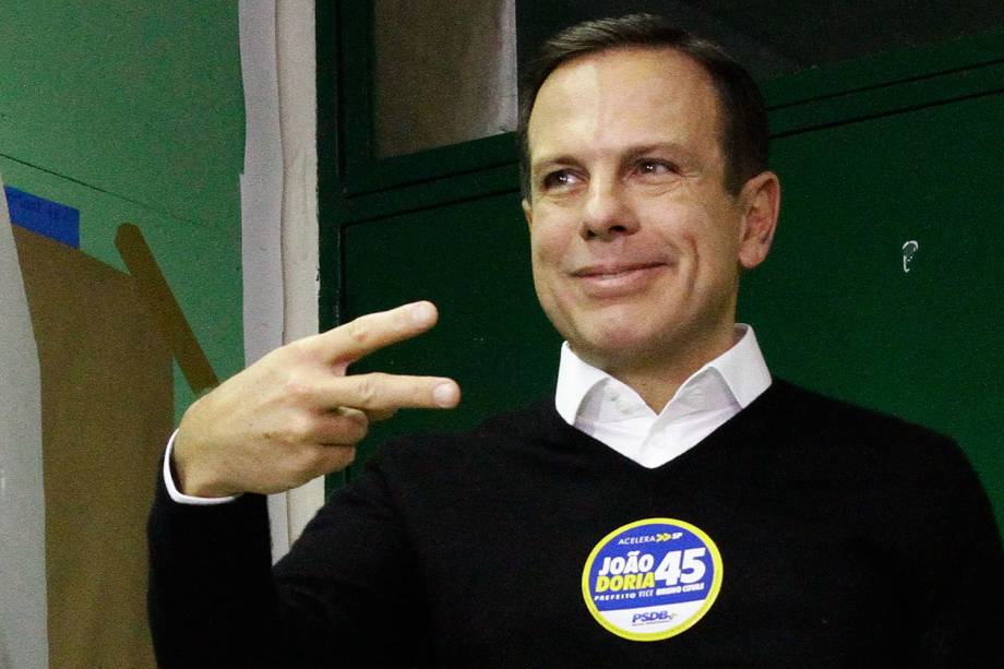 O candidato do PSDB à prefeitura de São Paulo, João Doria - 02-10-2016