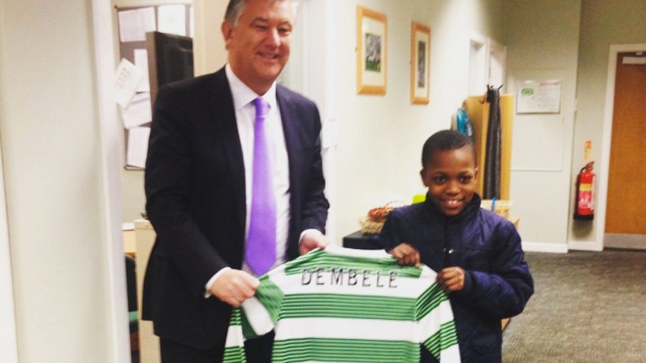 Karamoko Dembele, jogador de 13 anos da categoria sub-20 do Celtic