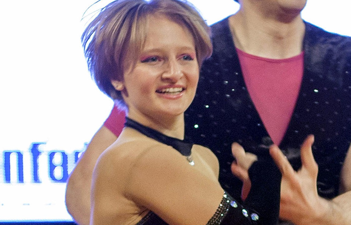 Katerina Tikhonova, filha do presidente Vladimir Putin, durante uma competição de dança