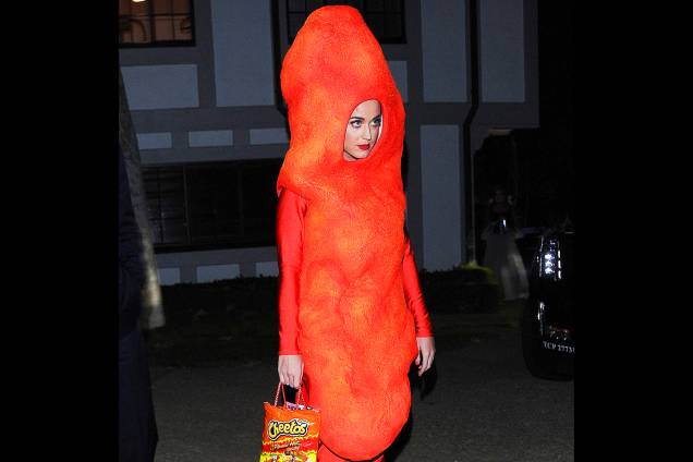A cantora Katy Perry participa de festa de Halloween, em Los Angeles, Califórnia - 30/10/2014