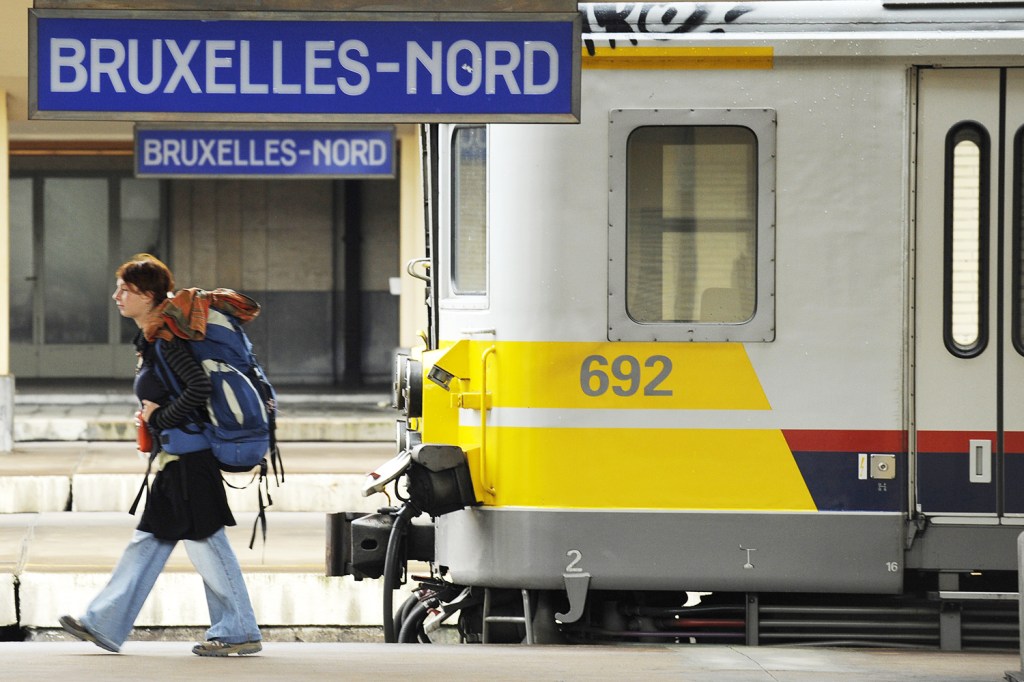 Estação ferroviária de Bruxelles Nord, na Bélgica - 06/10/2008