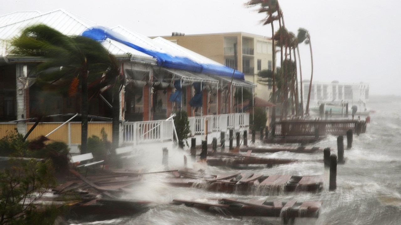 O furacão Matthew chega ao estado americano da Flórida - 07/10/2016