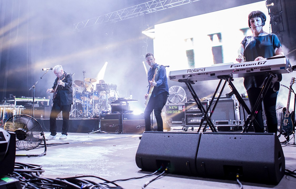 Banda New Order se apresenta em Barcelona, na Espanha