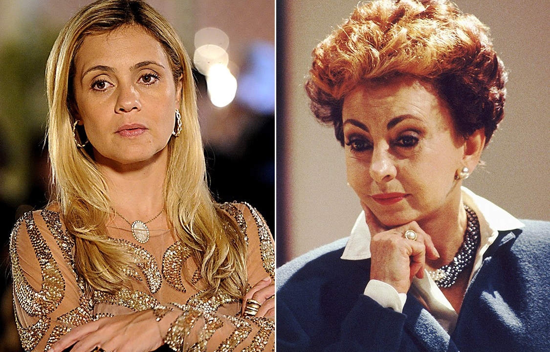Carminha (Adriana Esteves), na novela Avenida Brasil e Odete Roitman (Beatriz Segall), na novela Vale Tudo