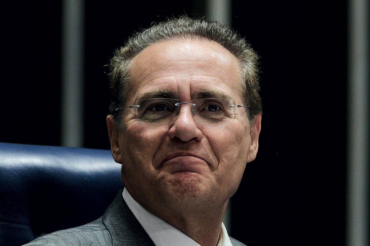 MAIS PERTO DO FIM - Renan Calheiros, o todo-poderoso presidente do Congresso, na mira dos investigadores da Lava-Jato: cada vez mais próximo do desfecho de Eduardo Cunha