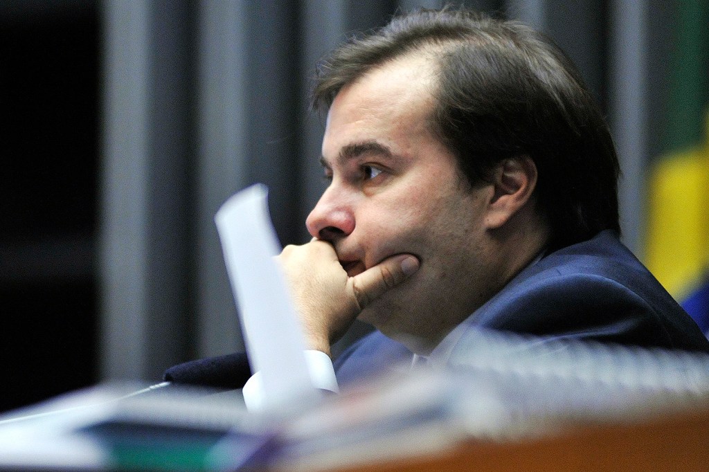 O presidente da Câmara dos Deputados, Rodrigo Maia