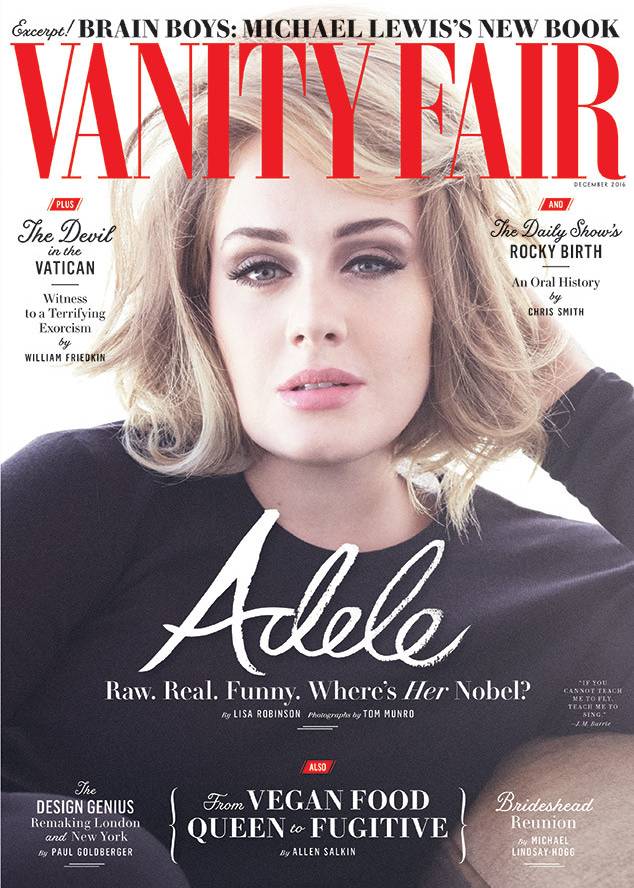 Adele é fotografada por Tom Munro para a revista 'Vanity Fair'