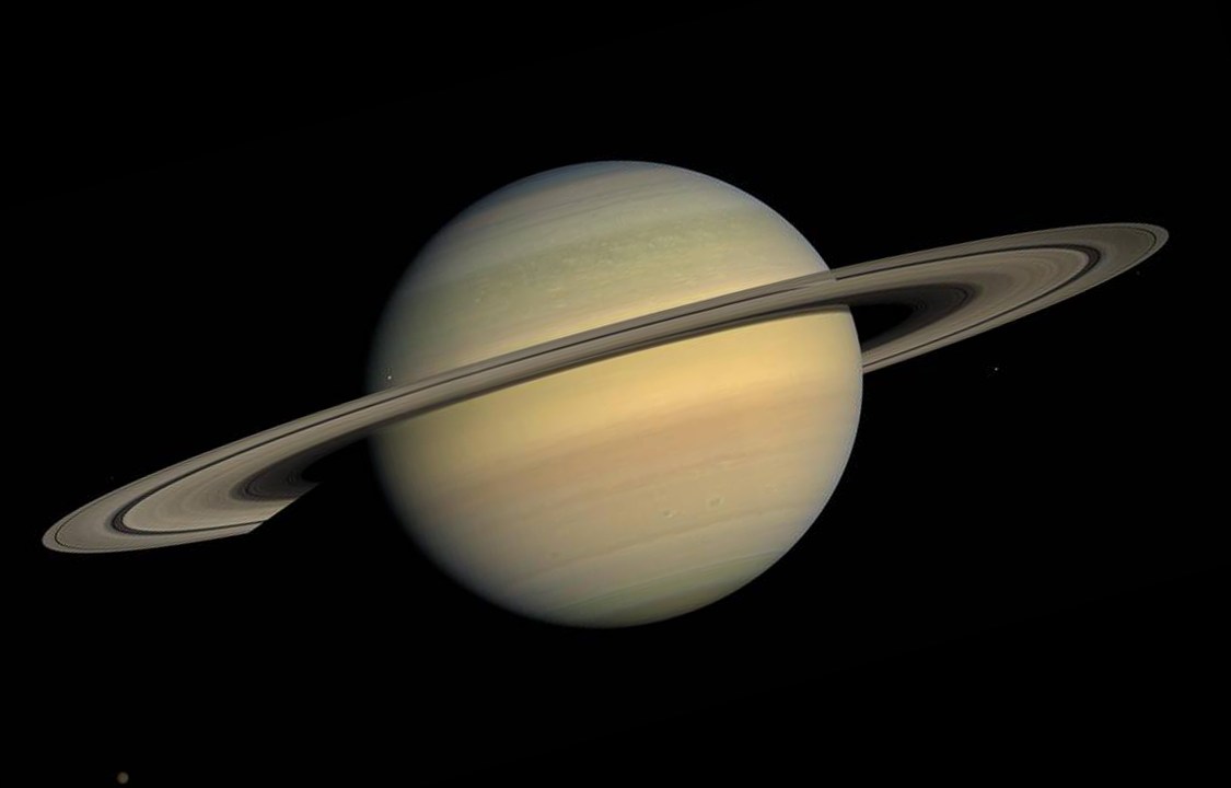 Ilustração divulgada pela NASA mostra planeta Saturno, o sexto do sistema solar