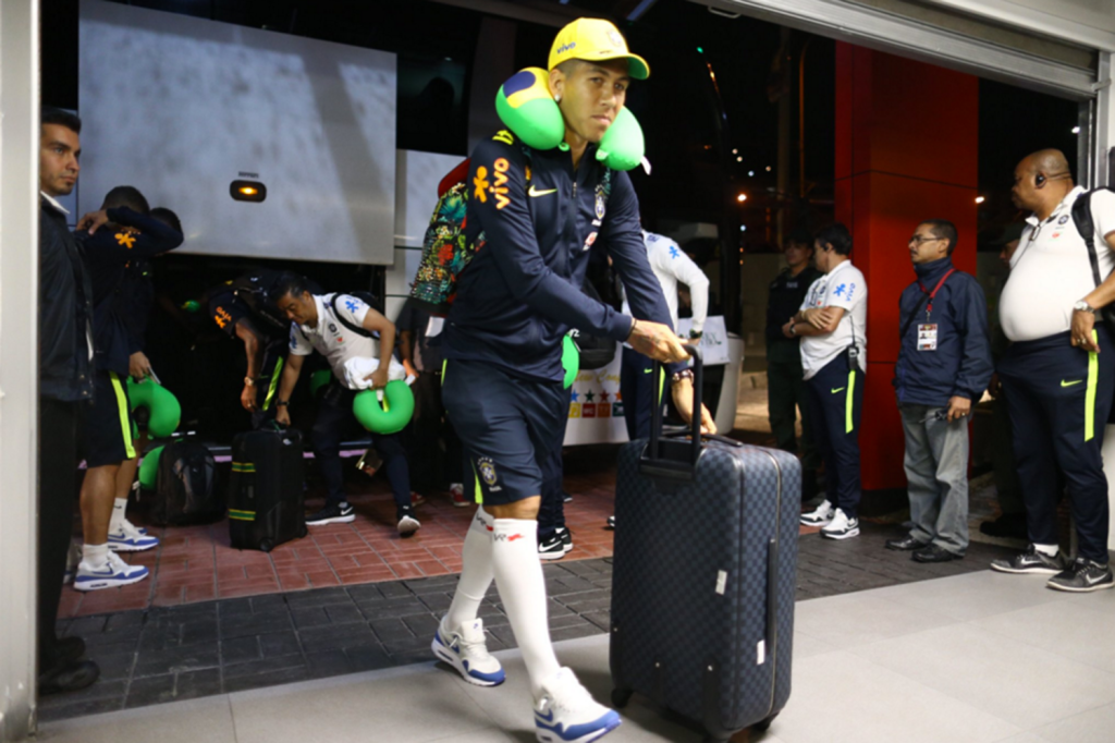 Seleção brasileira chega à Venezuela