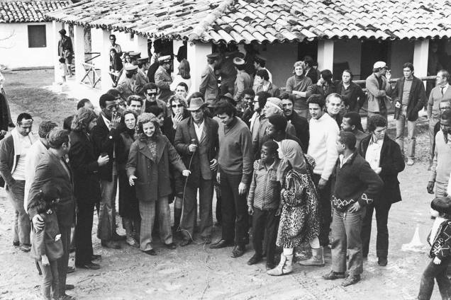 Tarcísio Meira e Glória Menezes na novela "Irmãos Coragem", de 1970
